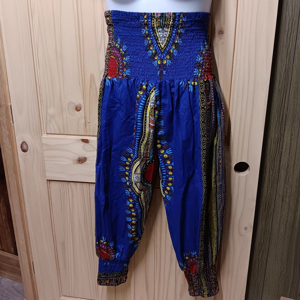 Karan Harem Pants With Dashiki Print EUC - Picture 6 of 6